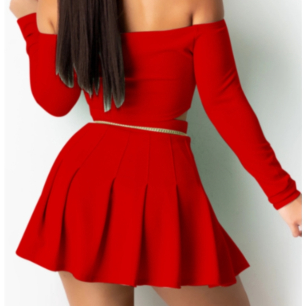 2pc.tennis skirt set